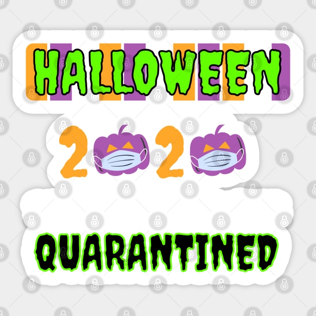 Halloween 2020 The One Where We Were Quarantined Sticker by WassilArt